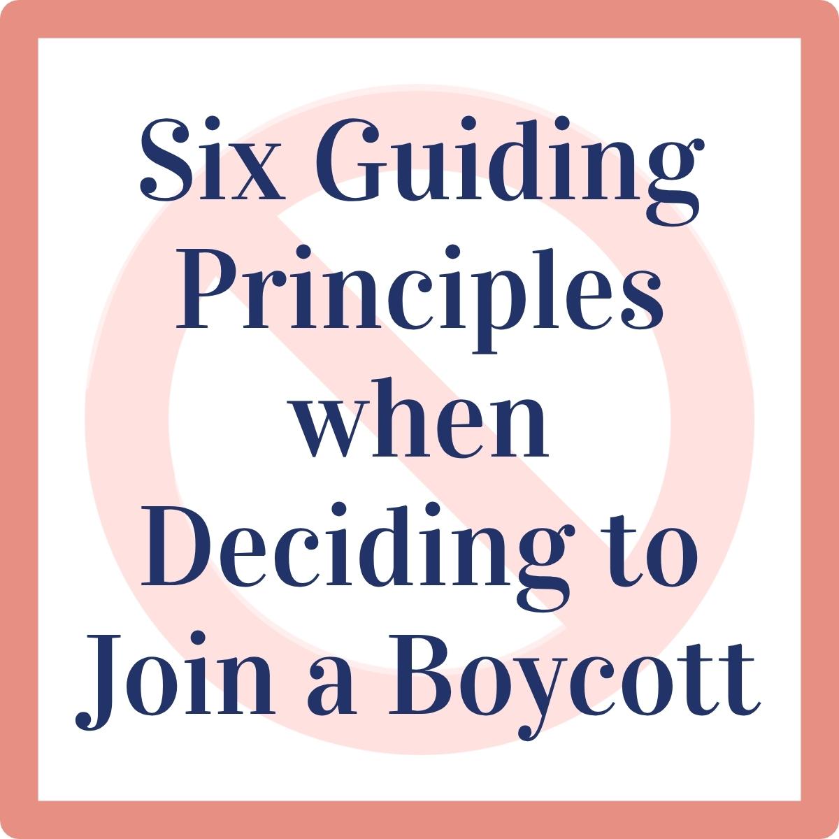 boycott sign with words