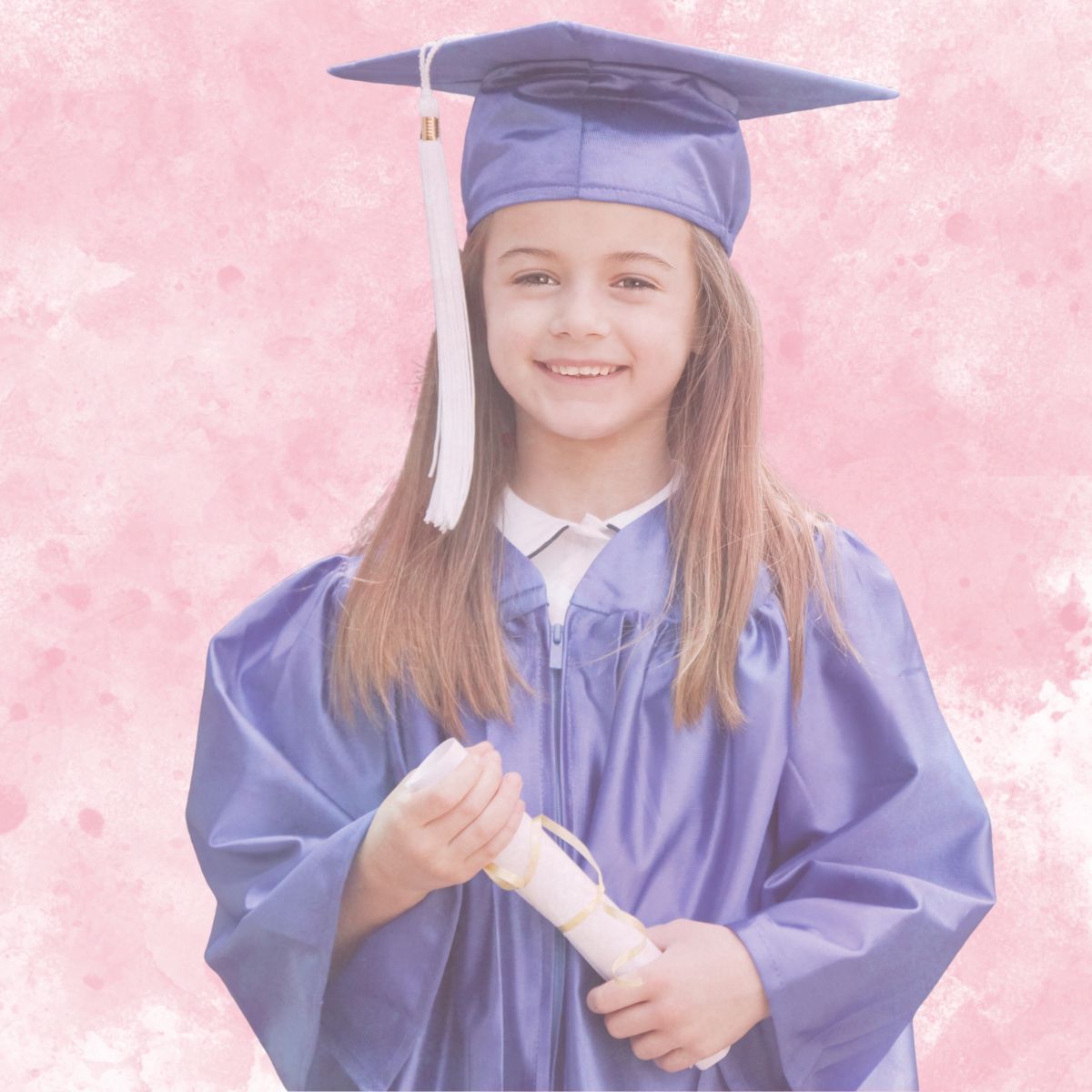 kindergarten graduate girl